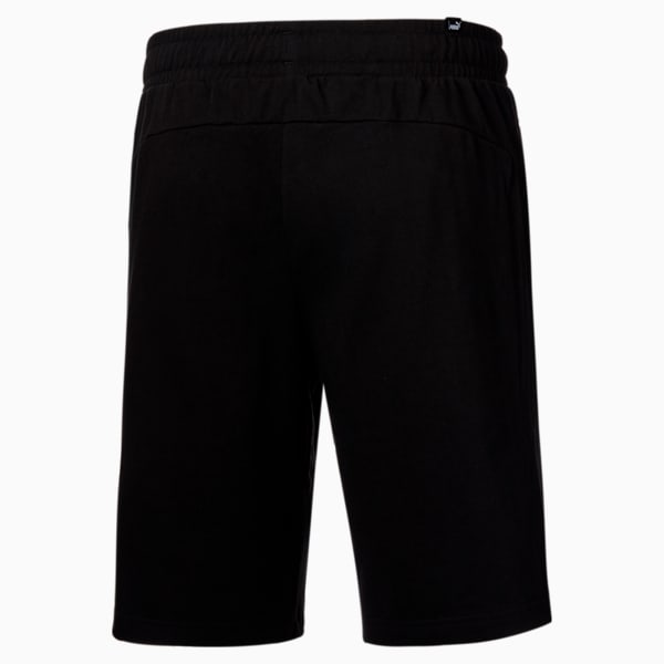 Essential Men's Knitted Regular Fit 10" Shorts, Puma Black, extralarge-IND